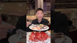 Trying a 160 Seafood Buffet 🦞 shorts [upl. by Ymor]