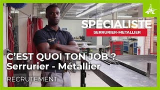 CEST QUOI TON JOB  Serruriermétallier [upl. by Brote]