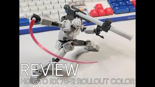 HG GTO RX782 Rollout Color PBandai Review [upl. by Bitthia634]