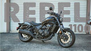 💣CUSTOM ALLA GIAPPONESE🇯🇵Test Ride HONDA REBEL 1100 DCT 2023💥La mia prima volta su una custom [upl. by Yenoh]