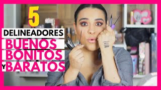 Los 5 Mejores DELINEADORES de Ojos BUENOS y BARATOS de Menos de 100 Pesos Mx ✅ [upl. by Attalie524]