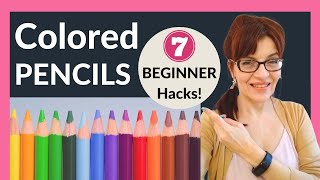 Colored Pencil Tutorial For Beginners 7 EASY hacks [upl. by Oran422]