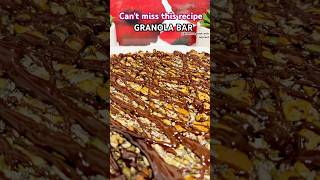 Healthy Granola bar Recipe 📌in conmentshealthy breakfast easyrecipe [upl. by Aldercy]