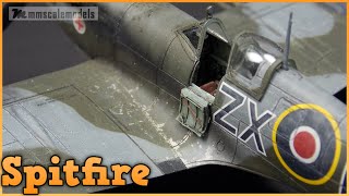 172 Spitfire Mk VIII  Eduard  step by step scale model build [upl. by Atokad494]