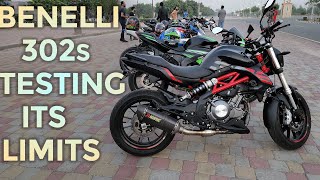 Benelli 302s top speed and fuel average [upl. by Ydahs]