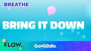 Learn To Bring Down Stress  Guided Meditiation For Kids  Breathing Exercises  GoNoodle [upl. by Akeme]