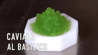 NUOVO METODO Caviale al basilico  Texturas [upl. by Eelydnarb150]