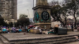 PLAZA TIRSO DE MOLINA Recoleta Chile Imágenes de Subdesarrollo [upl. by Isis]