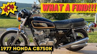 WE JUST BOUGHT A 1977 HONDA CB750K THATS FLAWLESS [upl. by Evy]