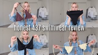 437 swimwear HONEST review  try on haul [upl. by Odnamra]