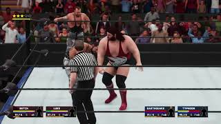 WWF Classics  Bushwhackers Vs The Natural Disasters WWE2K18 PS4 [upl. by Claudie]