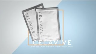 CELAVIVE Mascarilla Hydrating  Lifting Sheet Mask  USANA [upl. by Reivilo]