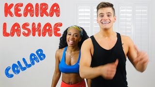 Keaira LaShae Collabs With The Fitness Marshall [upl. by Ahseinek]