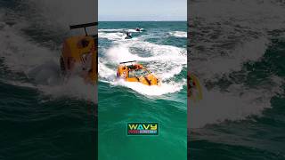 Jet Car vs Haulover Inlet How did it do  Wavy Boats [upl. by Ragse]