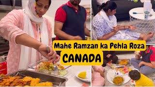 First RozaRamadan Vlog Sehri to Iftar Routine in Canada [upl. by Katharine588]