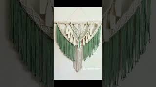 Macrame wall hanging macramelover shortsvideo handmade diy Macrame Decor [upl. by Magocsi]