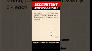 Accountant Interview Questions amp Answers Series Shorts Accountant [upl. by Aierb]