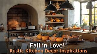 Fall Decorating Ideas For Rustic Kitchen Embrace Autumn Vibes [upl. by Dlorrej]