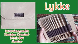 Lykke Interchangeable Tunisian Crochet Hook Set Review [upl. by Eahsed]