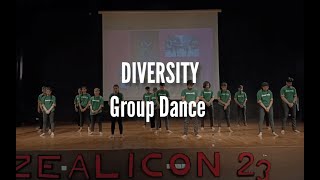 Divercity  Group dance JSSPFC ZEALICON 2023 DAY 3 [upl. by Annawad867]