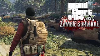 GTA 5 Zombie Apocalypse Survival Mod Part 1 [upl. by Burkhardt977]