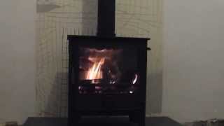 Dean forge Dartmoor 5W DEFRA approved multi fuel stove [upl. by Garfield]