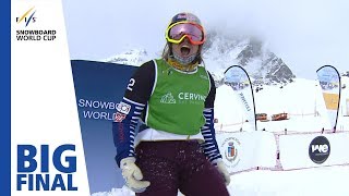 Big Final  Samkova edges Jacobellis for win  Cervinia  Ladies SBX  FIS Snowboard [upl. by Ushijima]