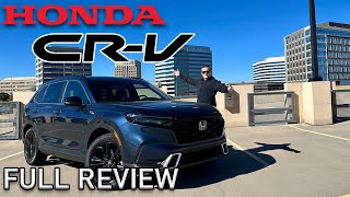 2023 Honda CRV Hybrid Review A Redesigned Classic [upl. by Ehc]