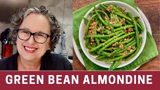 Green Beans Almondine with Garlic  Easy Thanksgiving Side  The Frugal Chef [upl. by Delaine833]