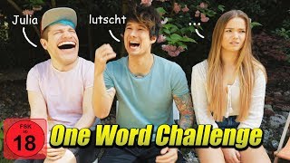 1Wort Challenge mit Julio Beautx amp Renzo leider zu asozial geworden [upl. by Charis]