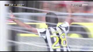 Roma  Juventus Il gol di Diego nel 1 tempo 30082009 [upl. by Newel225]