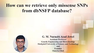 3 Retrieving only missense SNPs from dbNSFP database [upl. by Piane990]