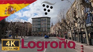 DRIVING IN LOGROÑO LA RIOJA SPAIN I 4K 60fps [upl. by Kcirddot]