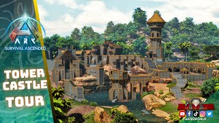 ARK Survival Ascended  Towe Castle  Tour [upl. by Farland]