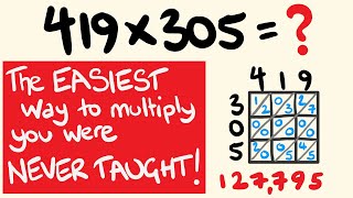 The Easiest way to Multiply Math Trick [upl. by Ark]