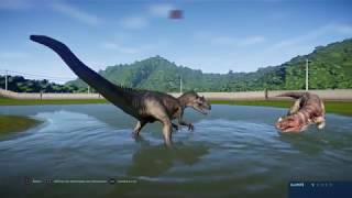 Cératosaurus Vs Allosaurus  Jurassic World Evolution  Ps4 [upl. by Cathi]