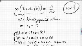 14A2 nichtlineare Gleichung mit Schmiegeparabel in quadr Gleichung umwandeln Taylor [upl. by Jereld937]