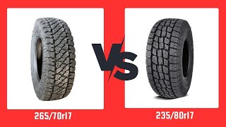 Tire Size 26570r17 vs 23580r17 [upl. by Macswan]