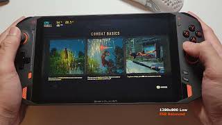 OneXPlayer 1S 1195G7  DYING LIGHT 2 STAY HUMAN  Intel Iris Xe Performance [upl. by Pleione]