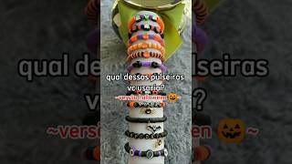 Versão halloween 🎃🧡 beads nflopa bracelet [upl. by Nnylhsa]