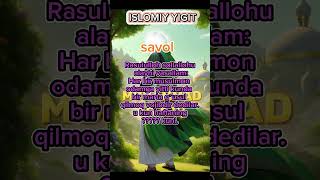 ISLOMIY YIGITdan SAVOL javobini yozib keteng bilganlar din love abdullohdomlamaruzalari edit [upl. by Sura]