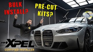 PreCut XPEL PPF Kits vs Bulk Installation  NEW BMW M4 Competition [upl. by Nyraa878]