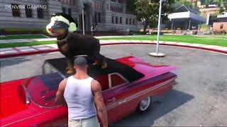 GTA 5  Franklin Found Secret Bunker Under Franklins Swimming Pool [upl. by Ahtebbat448]