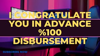 I CONGRATULATE YOU IN ADVANCE \u00100 DISBURSEMENT funding disbursement [upl. by Asilec319]