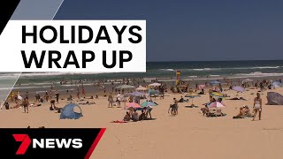 Queenslanders enjoy last of the summer holidays before school returns  7 News Australia [upl. by Klug]