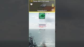 DanaM2 152 mm 🇨🇿 Damage Test Modern Warships [upl. by Enelyar]