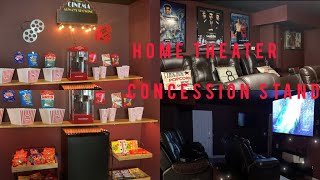 Home Theater Concession stand  DIY [upl. by Baerl]