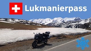 Motoradfahrt auf den Lukmanierpass in den Schweizer Alpen  BMW R1200RS [upl. by Noyek]