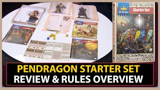 Pendragon Starter Set  Review and Rules Overview [upl. by Oria]