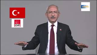 Kemal Kılıçdaroğlu CHP propaganda konuşması TRT 31102015 [upl. by Aleafar]